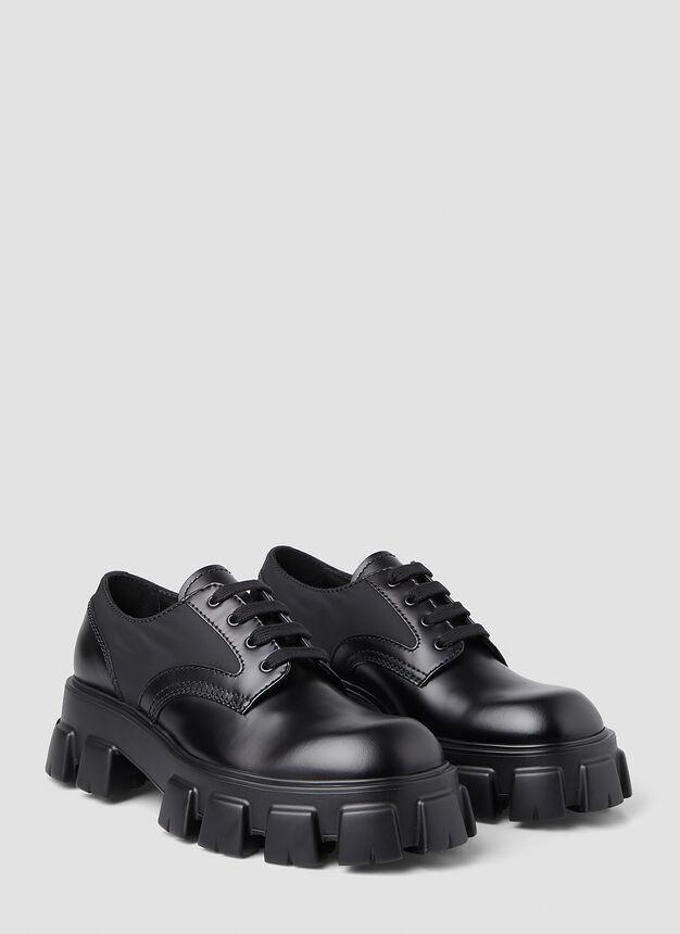 商品Prada|Monolith Derby Shoes in Black,价格¥7827,第4张图片详细描述