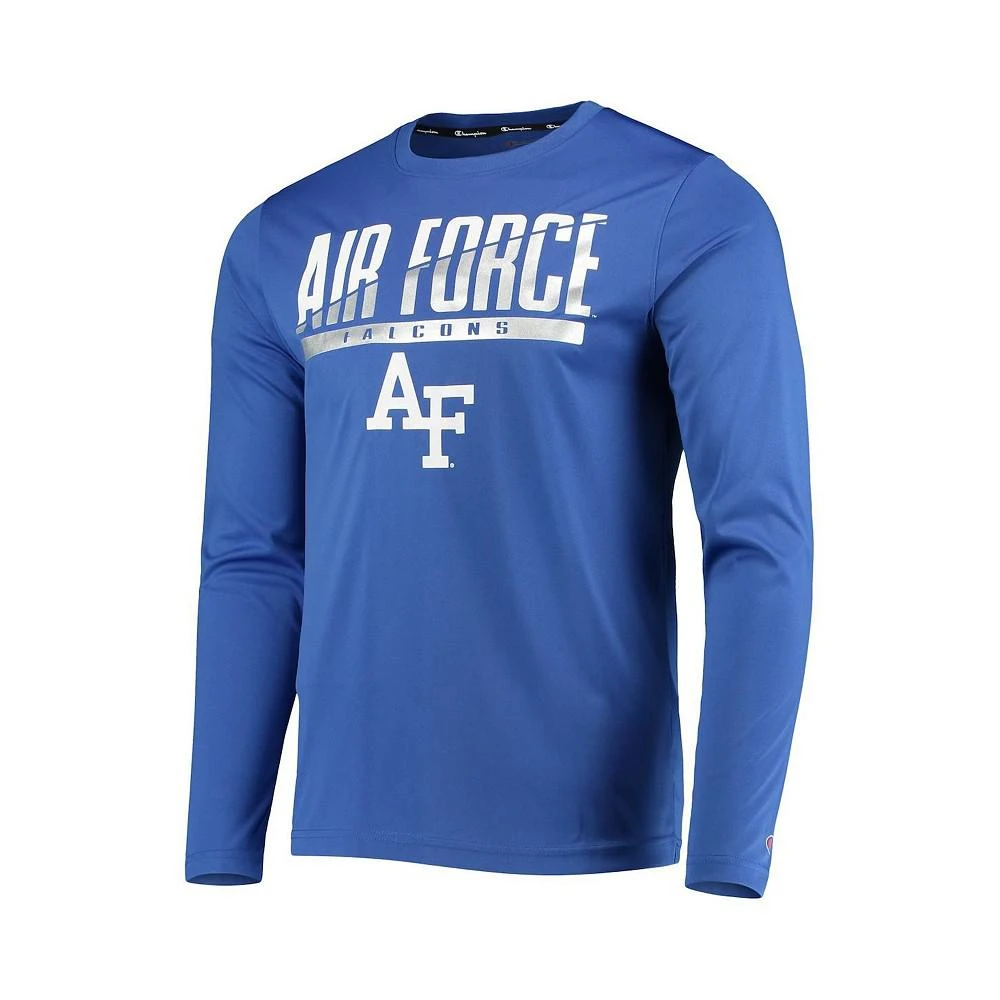 商品CHAMPION|Men's Royal Air Force Falcons Wordmark Slash Long Sleeve T-shirt,价格¥210,第4张图片详细描述