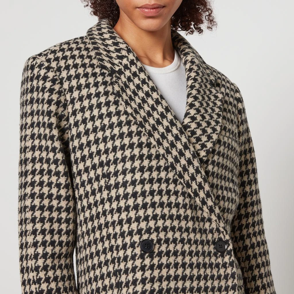 商品ANINE BING|Anine Bing Kaia Houndstooth Woven Oversized Blazer,价格¥2625,第4张图片详细描述