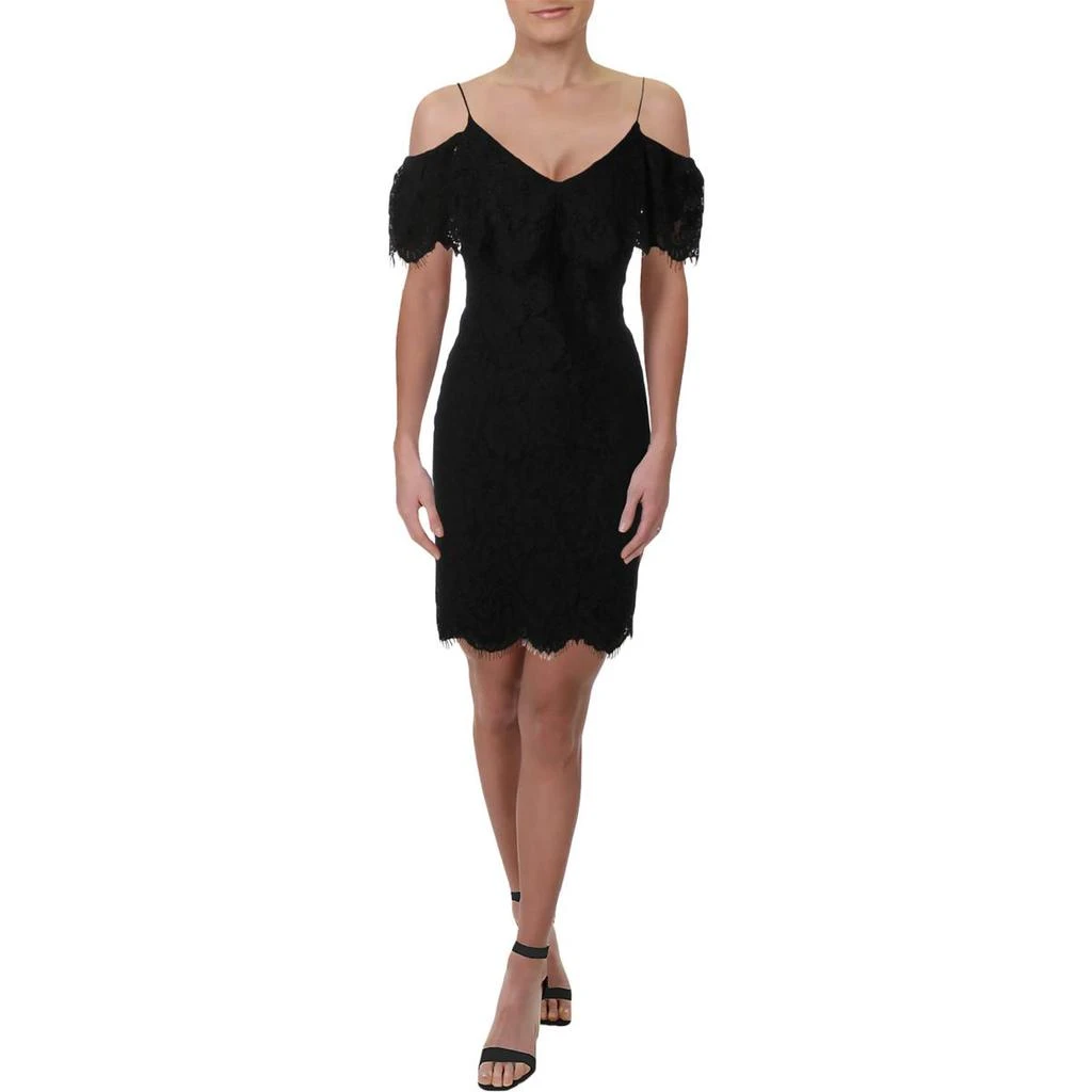 商品Ralph Lauren|Lauren Ralph Lauren Womens Lace Mini Cocktail Dress,价格¥175,第1张图片