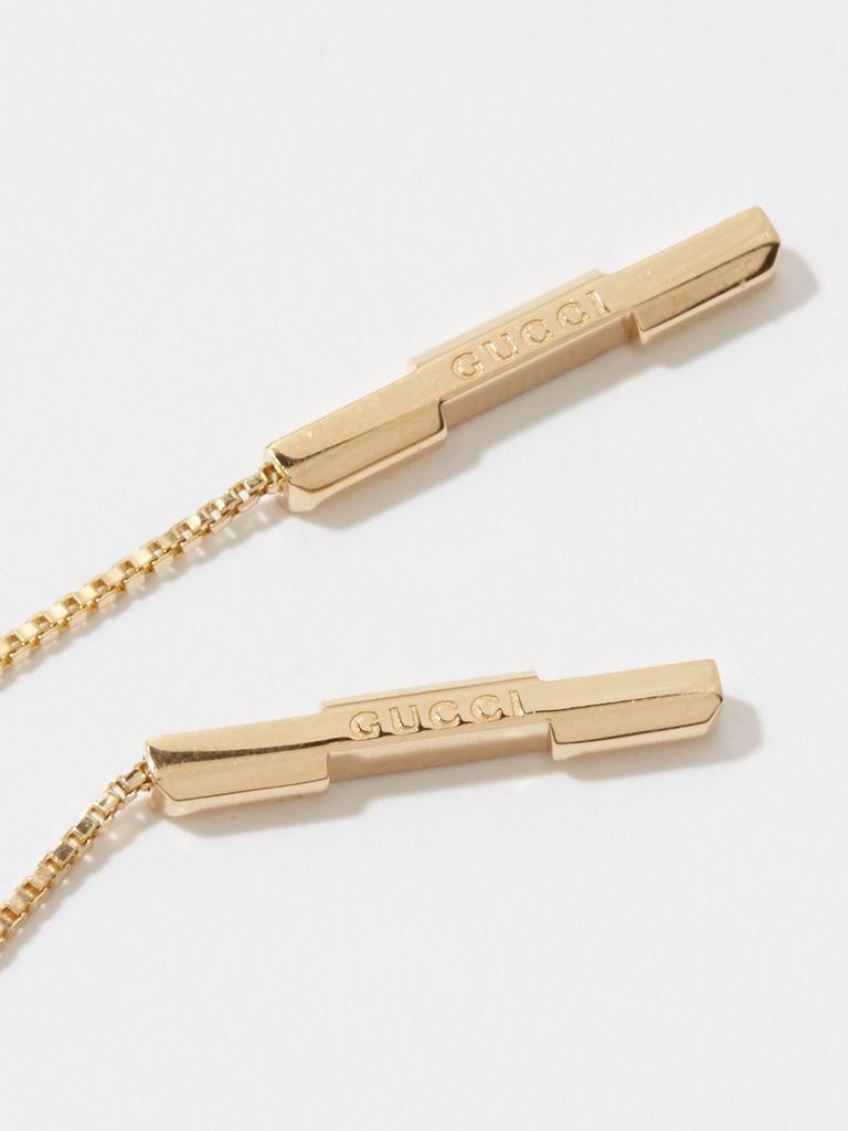 商品Gucci|Link to Love 18kt gold earrings,价格¥9106,第7张图片详细描述