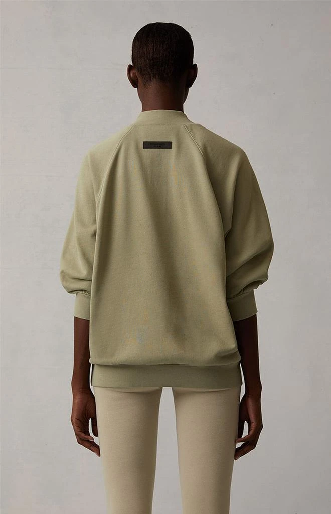 商品Essentials|Women's Sea Foam 3/4 Henley Sweatshirt,价格¥241,第4张图片详细描述