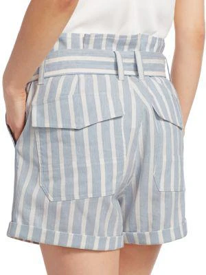 商品FRAME|Striped Paperbag Shorts,价格¥558,第4张图片详细描述