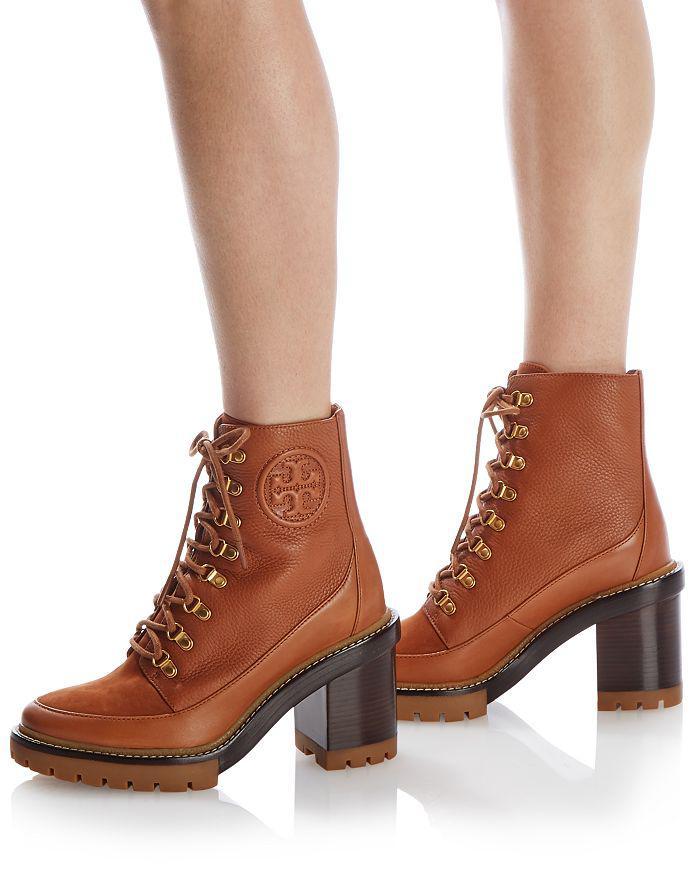 商品Tory Burch|Women's Miller Mixed-Materials Lug Sole Boot,价格¥3366-¥3587,第4张图片详细描述