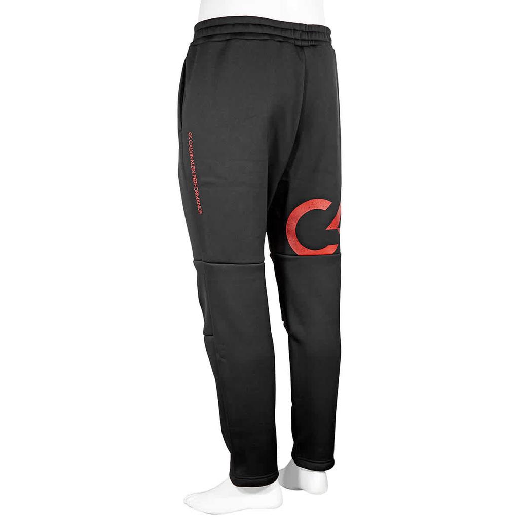 Calvin Klein Mens Splatter Logo Sweatpants in Black, Size Large商品第3张图片规格展示