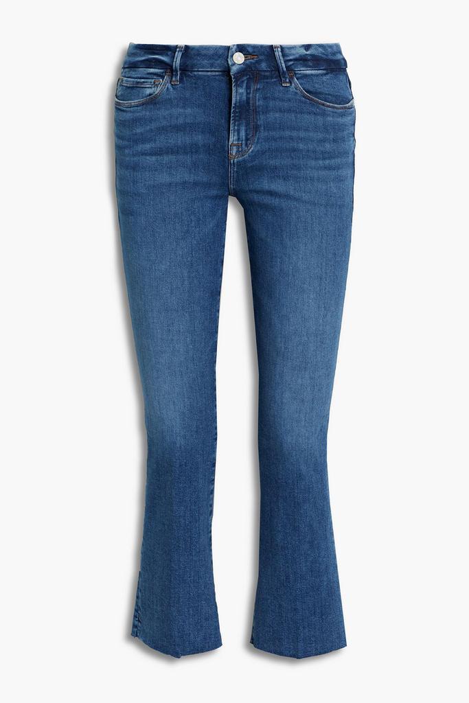 商品FRAME|Le Crop Mini Boot mid-rise kick-flare jeans,价格¥848,第1张图片