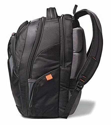 商品Samsonite|Samsonite Tectonic 2 Large Backpack, Black/Orange, 18 x 13.3 x 8.6,价格¥645,第5张图片详细描述