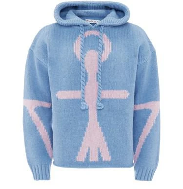 商品JW Anderson|Jwa Anchor 标识连帽衫,价格¥8718,第4张图片详细描述