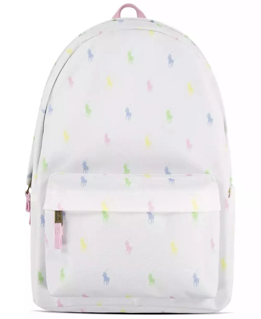 商品Ralph Lauren|Big Girls Pony Adjustable Backpack,价格¥228,第3张图片详细描述