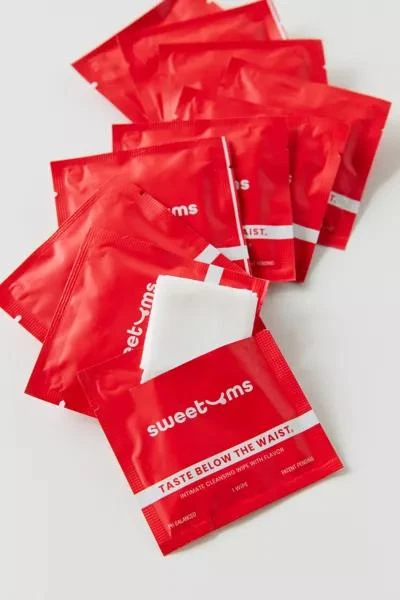 商品Sweetums|Sweetums Flavored Intimate Cleansing Wipes 10-Pack,价格¥129,第1张图片详细描述