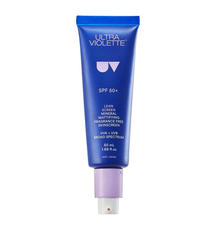 商品ULTRA VIOLETTE|Lean Screen Mineral Mattifying Fragrance-Free Skinscreen SPF 50+ (50ml),价格¥347,第2张图片详细描述