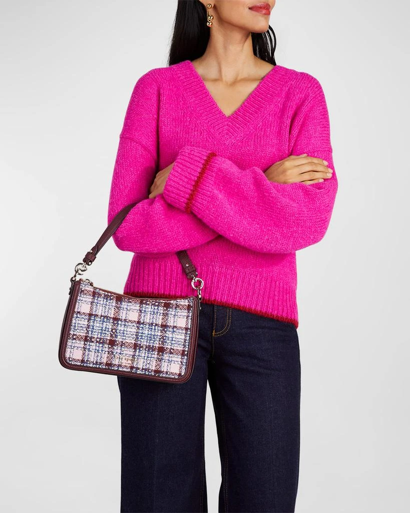 商品Kate Spade|tweed zip crossbody bag,价格¥694,第4张图片详细描述