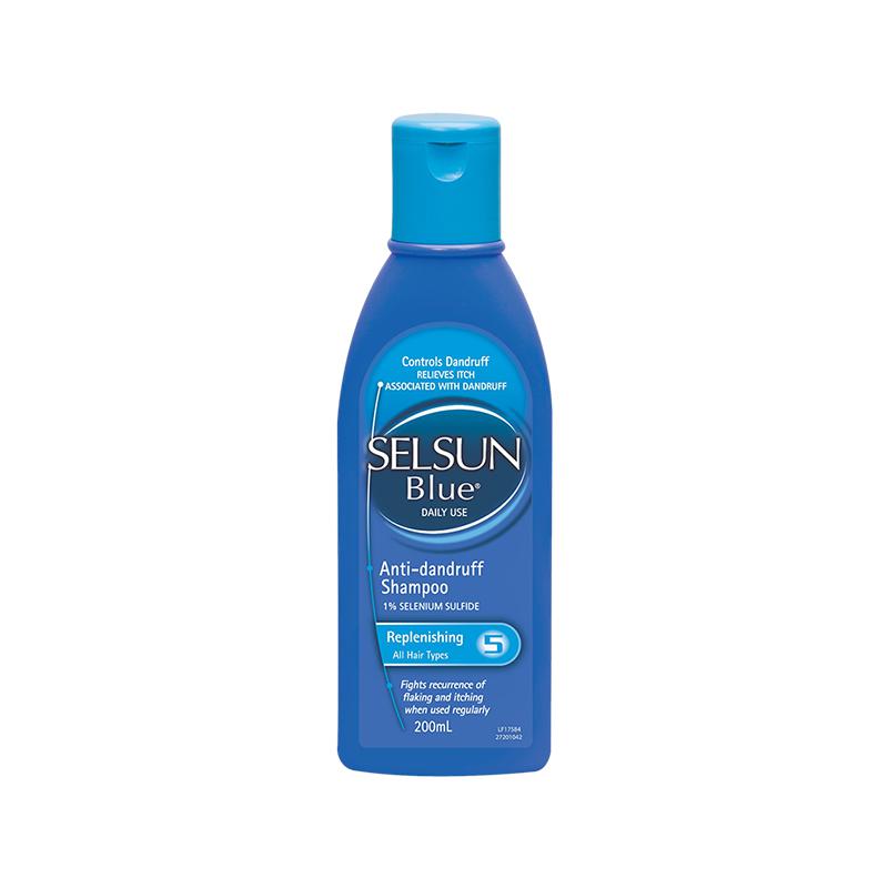 Selsun 净发改善发痒洗发水 蓝盖呵护 中干性适用 200ml商品第2张图片规格展示