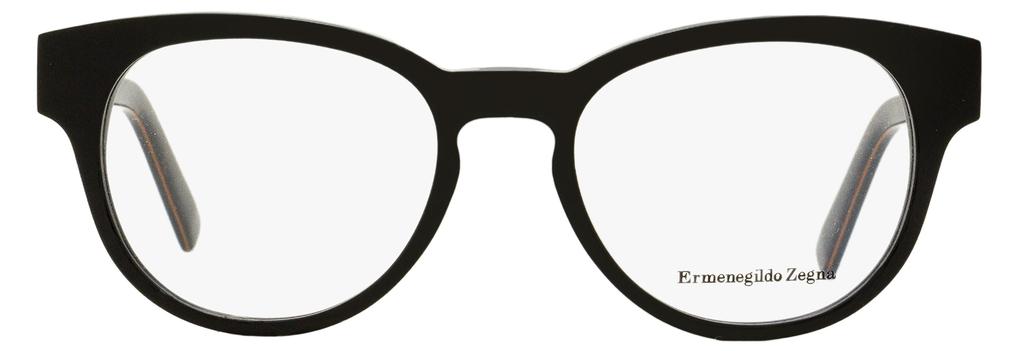 Ermenegildo Zegna Men's XXX Eyeglasses EZ5174 001 Black 52mm商品第2张图片规格展示