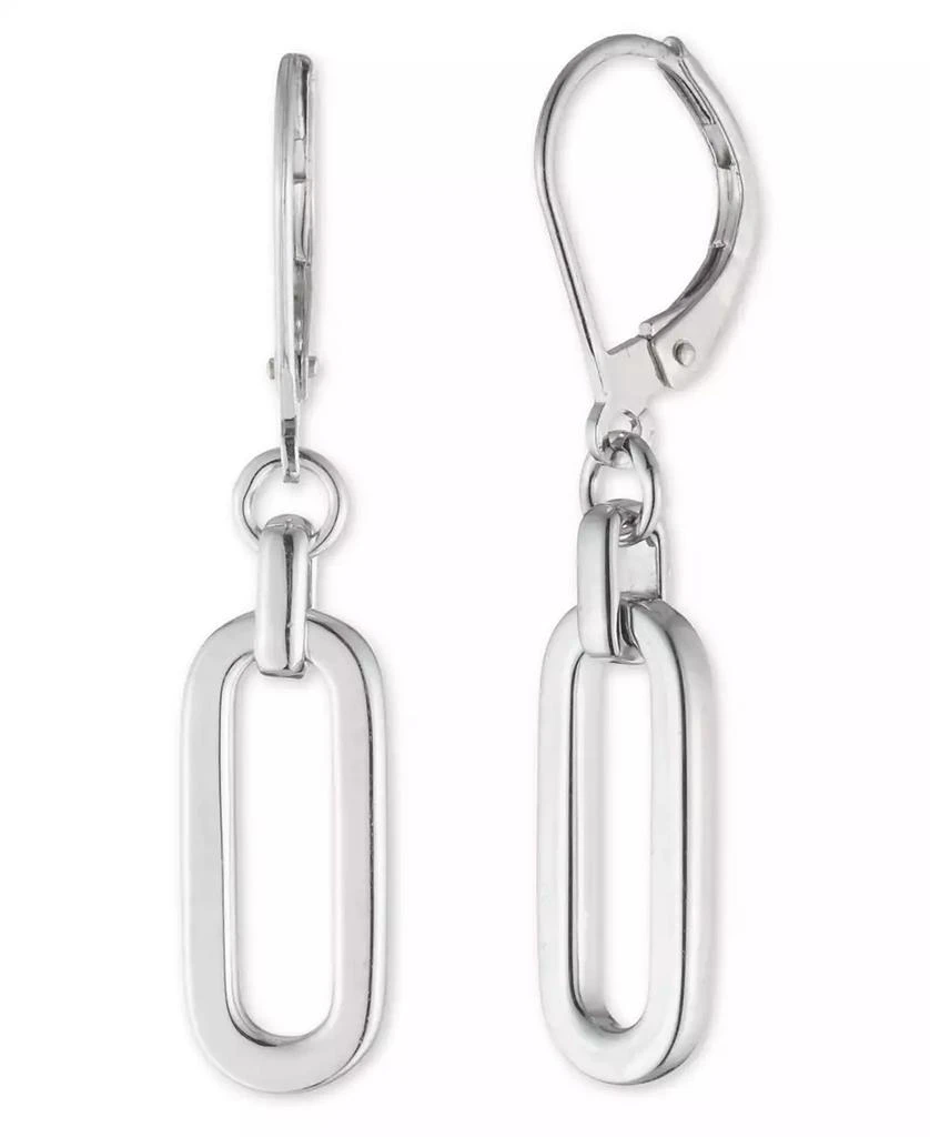 商品Ralph Lauren|Sterling Silver Link Drop Earring,价格¥512,第1张图片
