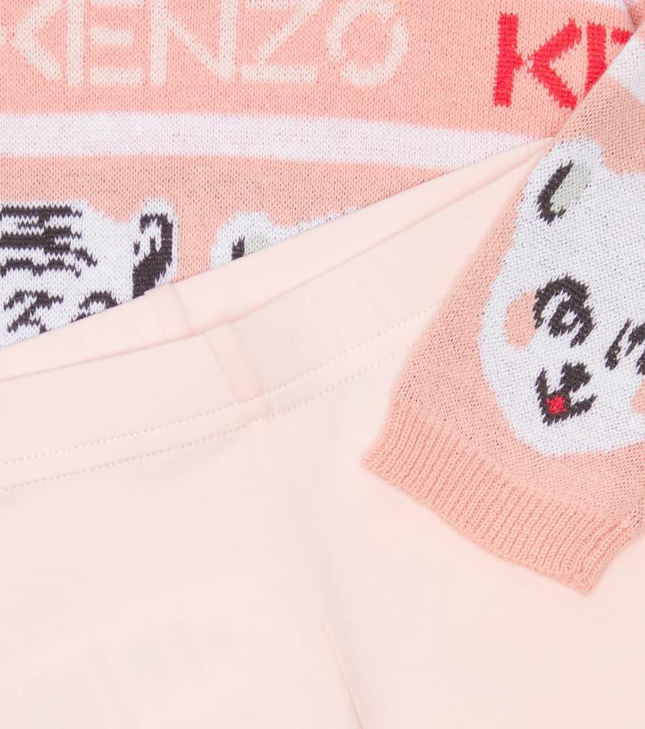 商品Kenzo|Baby cotton sweatshirt and pants set,价格¥978,第5张图片详细描述
