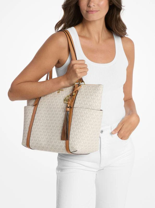 商品Michael Kors|Sullivan Large Logo Top-Zip Tote Bag,价格¥2973,第3张图片详细描述