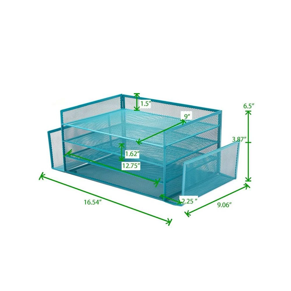 商品Mind Reader|Desk Organizer with Side Storage Compartments, Great For Office, School, Teachers,价格¥335,第2张图片详细描述