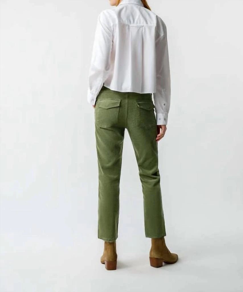 商品AMO|Corduroy Easy Army Trouser In Tea Leaf,价格¥1213,第3张图片详细描述