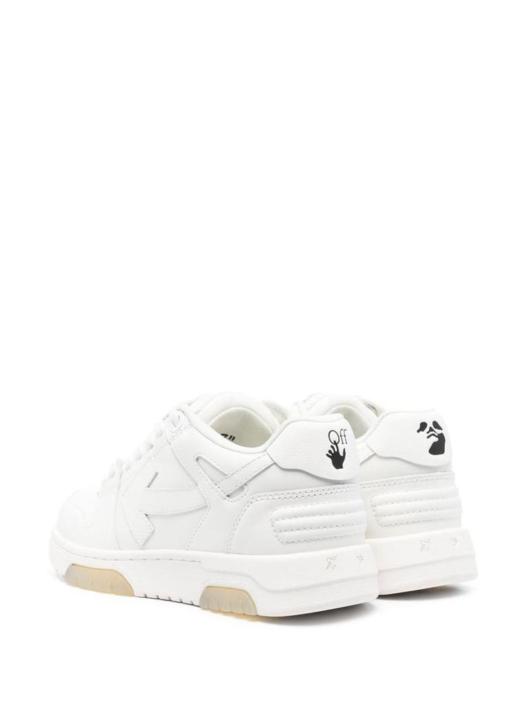 商品Off-White|OFF-WHITE Out Of Office leather sneakers,价格¥3023,第5张图片详细描述