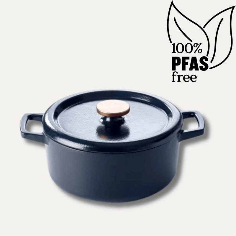 商品Alva Cookware|Nori 5.3 Qt. Round Cast Iron Dutch Oven 10.2" / 5.3 QT.,价格¥2236,第1张图片