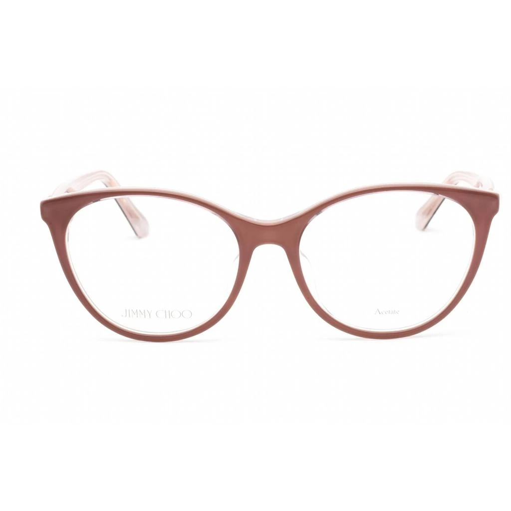 商品Jimmy Choo|Jimmy Choo Women's Eyeglasses - Full Rim Cat Eye Pearlized Nude | JC378/G 0Y9A 00,价格¥448,第2张图片详细描述