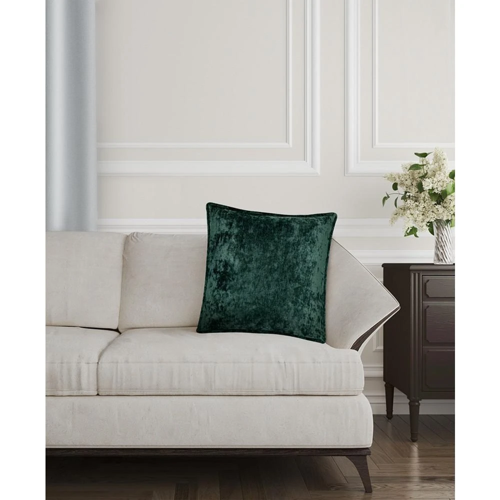 Zyna Soft Velvet Decorative Pillow, 18" x 18" 商品