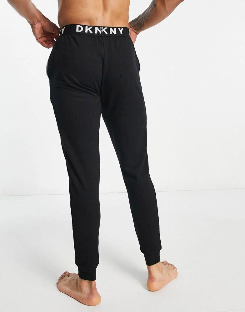 商品DKNY|DKNY Eagles lounge pant with logo waistband in black,价格¥139,第3张图片详细描述