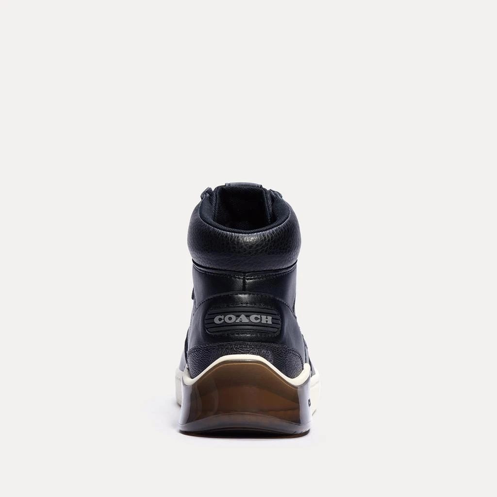 商品Coach|Coach Men's Citysole Leather Hi-Top Trainers,价格¥1105,第4张图片详细描述