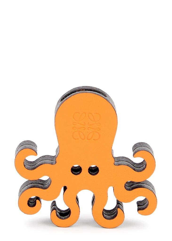 商品Loewe|X Paula's Ibiza octopus orange leather dice charm,价格¥589,第1张图片