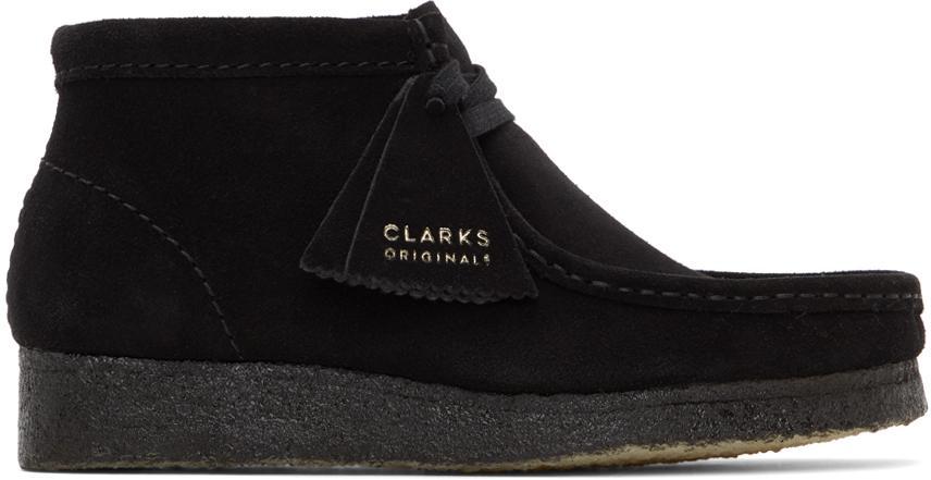 商品Clarks|Black Wallabee Boots,价格¥1158,第1张图片