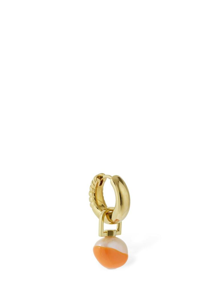 Samba Tangerine Huggie Mono Earring商品第2张图片规格展示