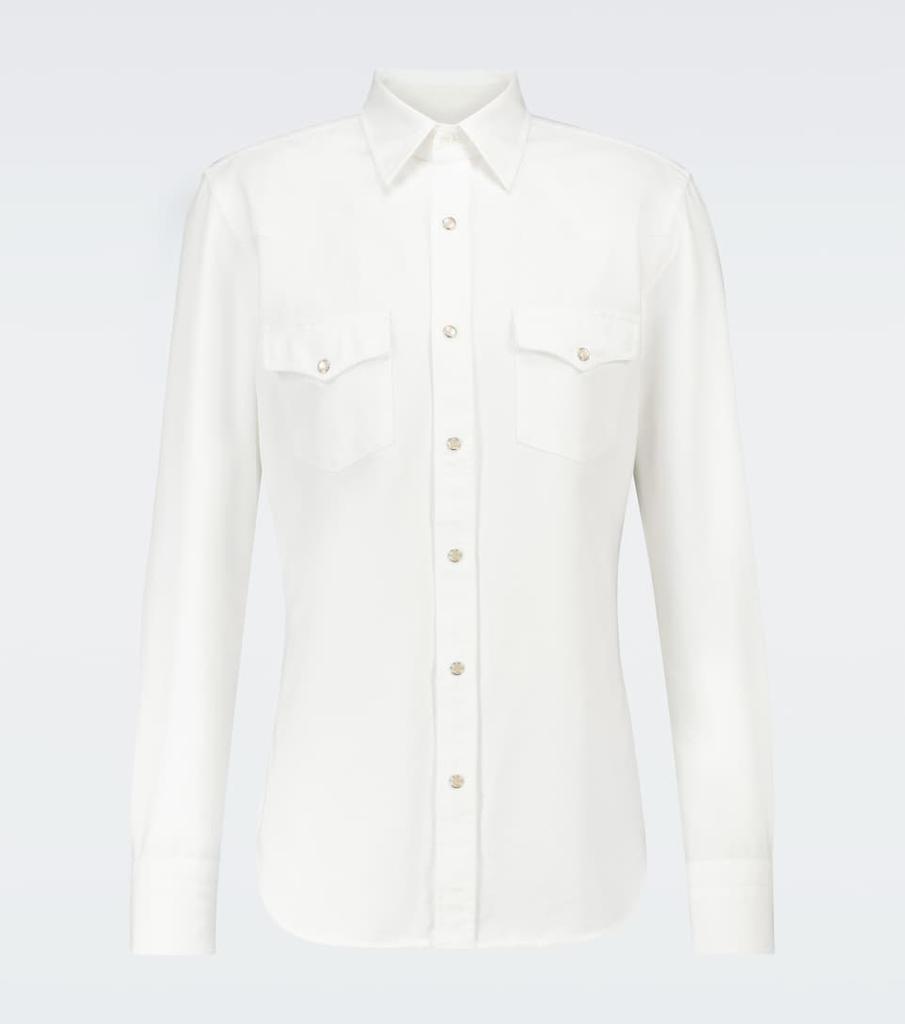 商品Tom Ford|西部风棉质长袖衬衫,价格¥3236,第1张图片