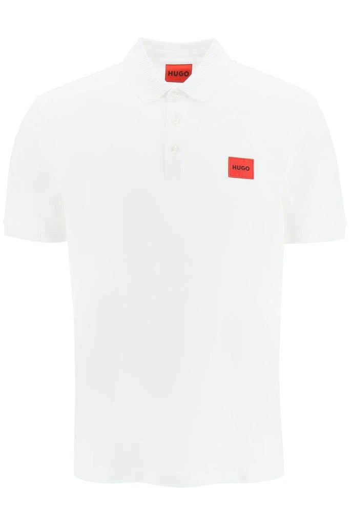 商品Hugo Boss|POLO SHIRT WITH LOGO PATCH,价格¥389,第1张图片