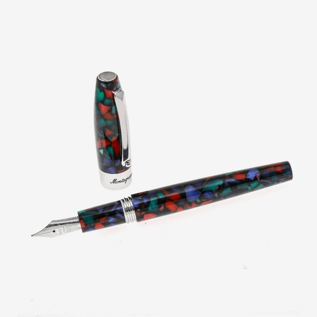 商品Montegrappa|Montegrappa Fortuna Mosaico Aurora Fountain Pen (M) ISFOB3IK,价格¥1255,第2张图片详细描述