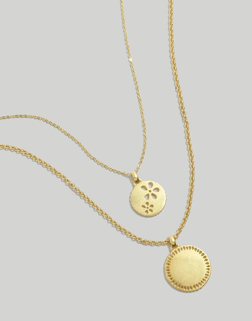 商品Madewell|Two-Piece Eyelet Lace Necklace Set,价格¥158,第1张图片