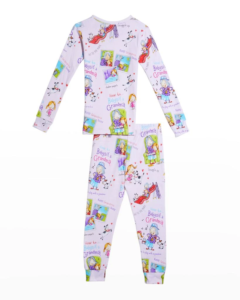 商品Books To Bed|Kid's How to Babysit A Grandma Pajama Book Set, Size 2-6,价格¥456,第2张图片详细描述