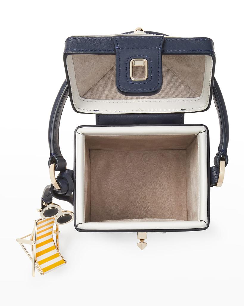 sunkiss beach stripe-print top-handle bag商品第3张图片规格展示