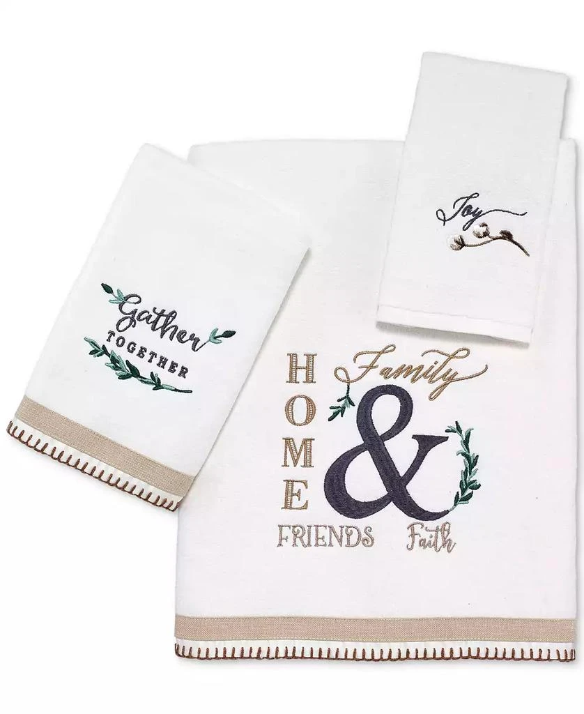 商品Avanti|Modern Farmhouse Embroidered Cotton Bath Towel, 27" x 50",价格¥90,第2张图片详细描述