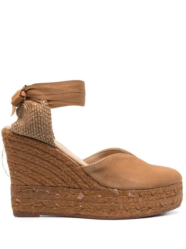 商品MANEBÍ|MANEBÍ Tie-fastening espadrille wedges,价格¥1120,第1张图片