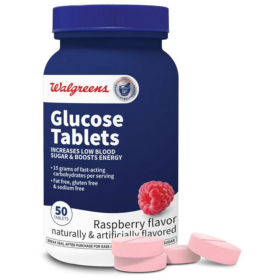 商品Walgreens|Glucose Tablets Raspberry,价格¥59,第3张图片详细描述