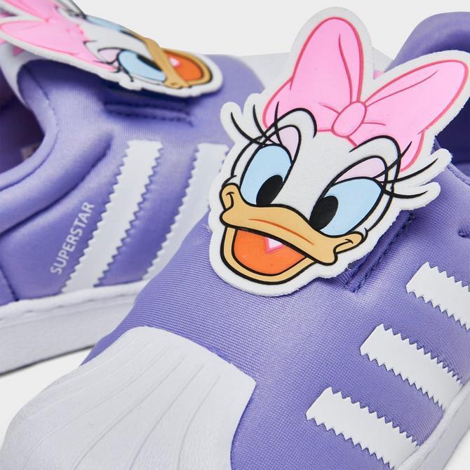 商品Adidas|Girls' Toddler adidas Originals Disney Daisy Duck Superstar 360 Casual Shoes,价格¥259,第5张图片详细描述