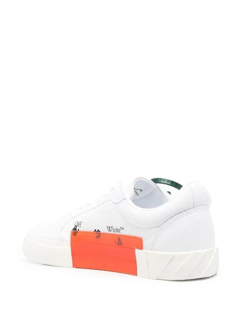 商品Off-White|OFF-WHITE Low Vulcanized canvas sneakers,价格¥1866,第3张图片详细描述