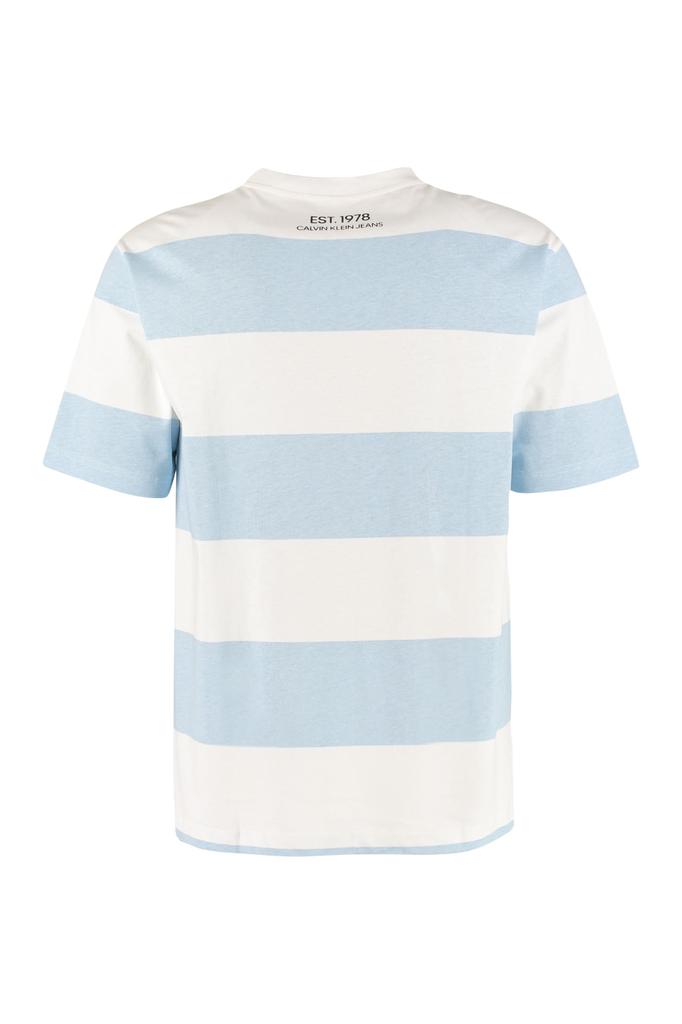 Calvin Klein Jeans Striped Cotton T-shirt商品第2张图片规格展示