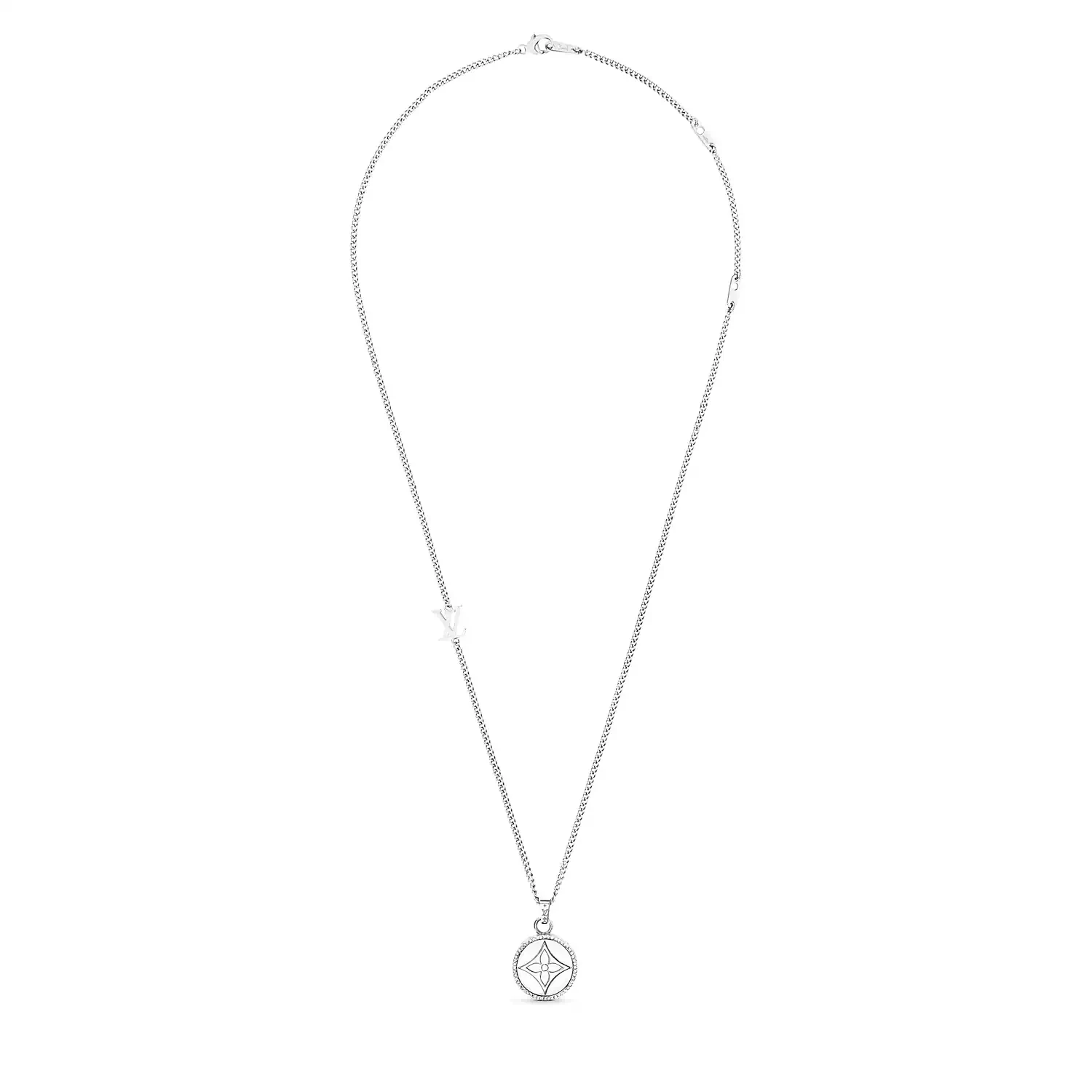 商品Louis Vuitton|【预售】 LV路易威登 25春夏 男士 项链 LV TWISTED FLOWER 项链 M00916 ,价格¥7806,第1张图片
