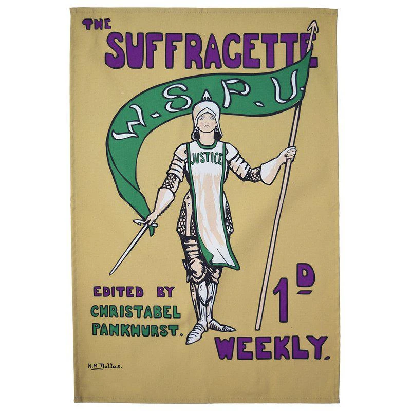 商品Radical Tea Towel|Joan Of Arc Suffragette Tea Towel,价格¥168,第1张图片