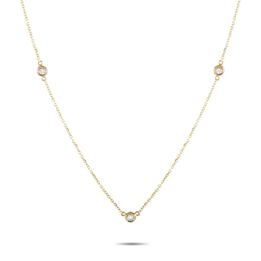 商品LB Exclusive|14K Yellow Gold 0.15 ct Diamond Necklace,价格¥3030,第1张图片