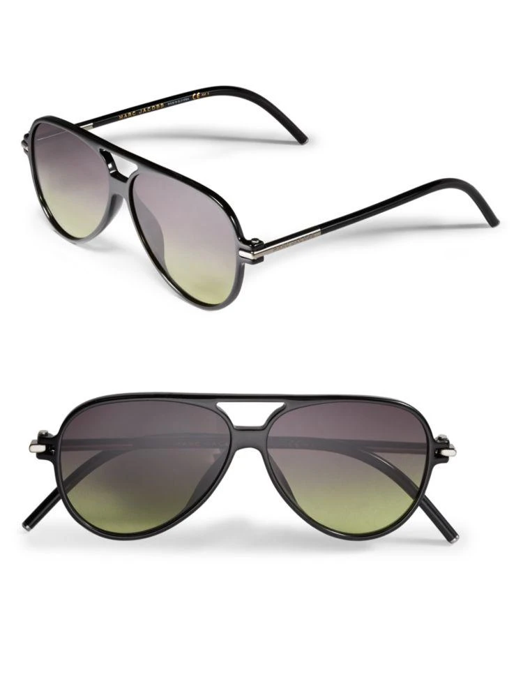 商品Marc Jacobs|56MM Aviator Sunglasses,价格¥541,第1张图片