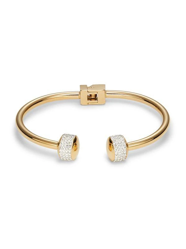 商品Eye Candy LA|Luxe Rose Goldtone, Titanium & Crystal Cuff Bracelet,价格¥230,第1张图片