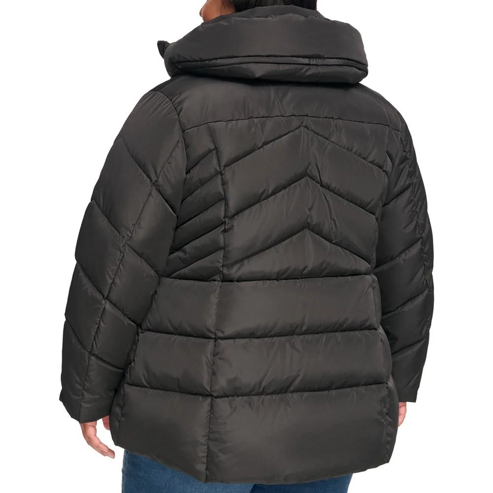 商品Tommy Hilfiger|Women's Plus Size Hooded Puffer Coat,价格¥1482,第2张图片详细描述